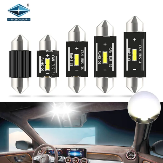 High Brightness LED C5w Festoon Bulbs 31mm 36mm 39mm 41mm License Plate Light Backup Light Dome Light